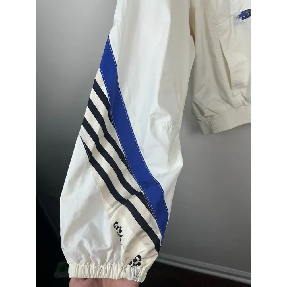 Free People Movement Track In Action Jacket Vest Ivory Combo Size XL Windbreaker